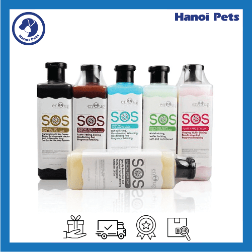 Sữa tắm SOS cho mèo, sữa tắm cho chó poddle phu hợp với màu lông